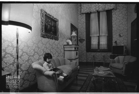 Interno della casa Rocchi Zibetti Villa a Caravaggio