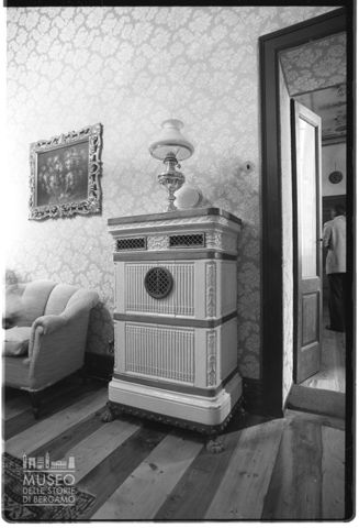 Interno della casa Rocchi Zibetti Villa a Caravaggio