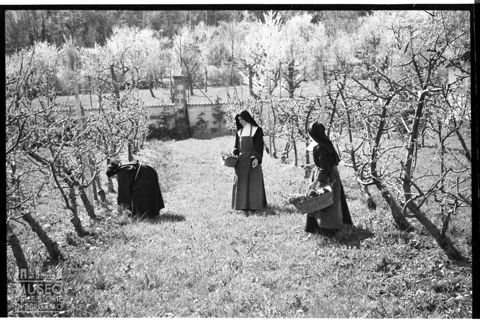 Monache al lavoro nel Monastero di Santa Chiara a Boves