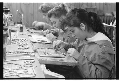 Produzione di gioielli nell'oreficeria di Silvano Rossi a Vicenza