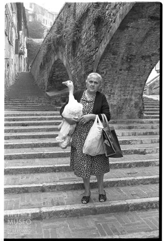 Scena di vita quotidiana in via Appia a Perugia