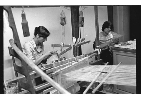 Laboratorio di tessitura a Città di Castello