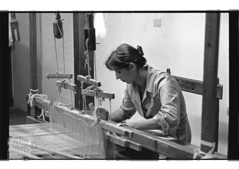 Laboratorio di tessitura a Città di Castello