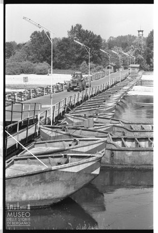Il ponte di barche a Bereguardo