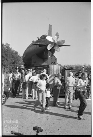 Il sommergibile Enrico Toti in sosta a Corte Madama