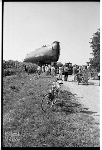 Il sommergibile Enrico Toti in sosta a Corte Madama