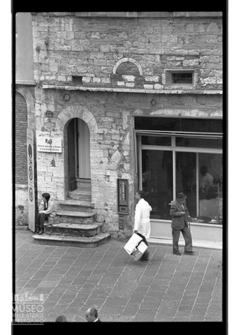Scorcio di piazza del Popolo a Todi