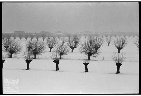 Paesaggio innevato lombardo