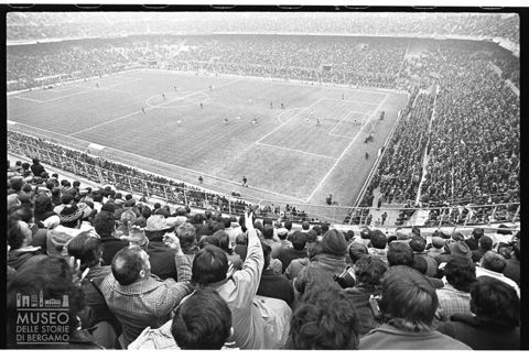 L'incontro Inter - Lazio allo Stadio Giuseppe Meazza di Milano