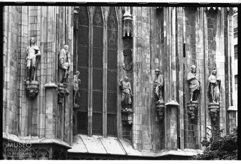 Particolare della facciata del Duomo di Milano