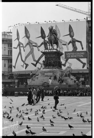 La piazza del Duomo a Milano