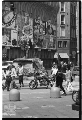 La piazza Giuseppe Missori a Milano