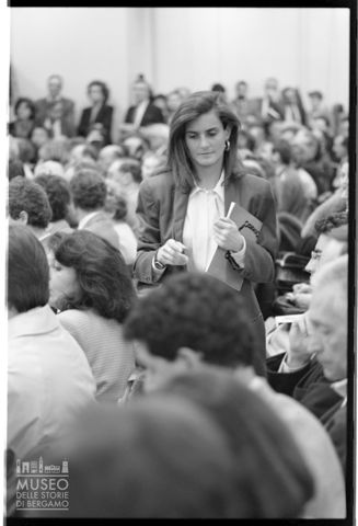 Ritratto di un'addetta alla casa d'aste Finarte di Milano