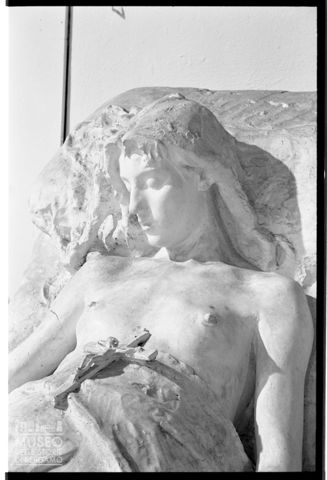 Il monumento funebre di Enrico Butti dedicato a Isabella Casati nel Cimitero Monumentale di Milano