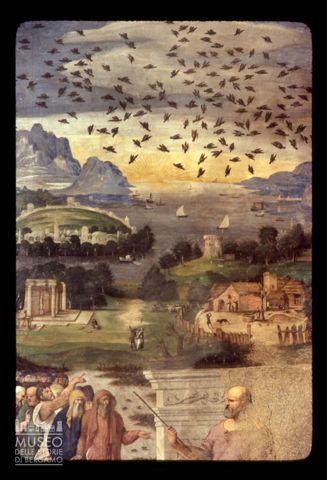 Particolare delle Storie di Mosè nel Palazzo Roverella ad Ascoli Piceno