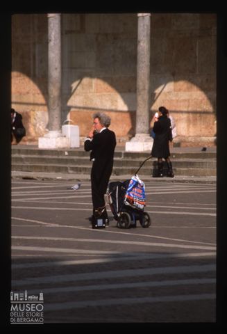 Artista di strada a Cremona