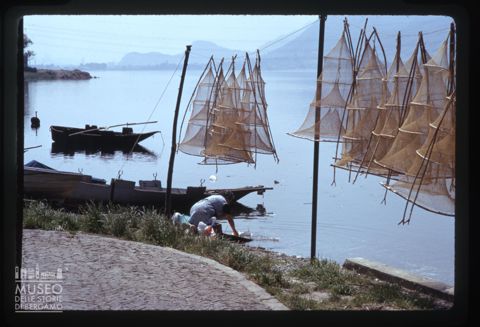 Scena di vita quotidiana a Pescarenico