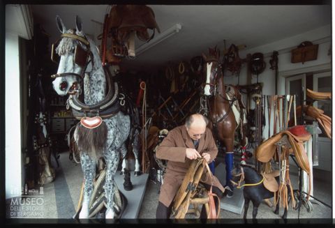 La Premiata selleria Attilio Orecchia e figli a Tavazzano con Villavesco