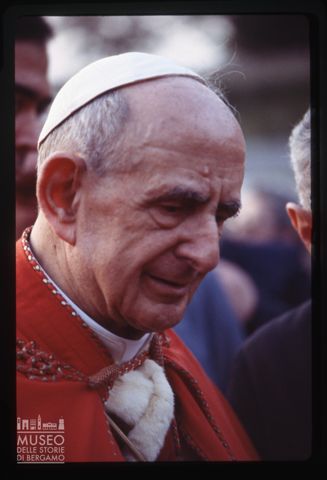 Paolo VI in visita alla scuola professionale San Paolo di Roma
