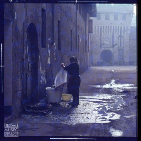 Scena di vita quotidiana a Pagazzano