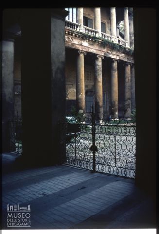 Il cortile del Palazzo Barbaran da Porto a Vicenza