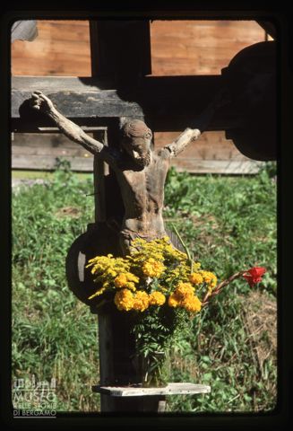 Una tomba nel cimitero di Auronzo di Cadore