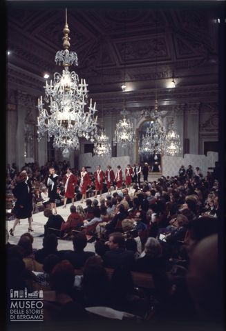 Sfilata di moda a Palazzo Pitti a Firenze