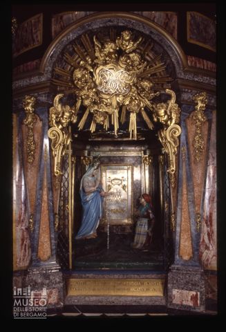Il Sacro Speco all'interno del santuario di Santa Maria del Fonte a Caravaggio