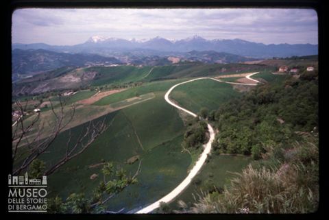 Paesaggio nei pressi di Montefalcone Appennino