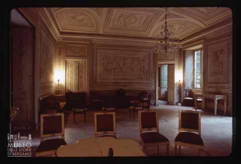 Il Salone delle Grisaglie nella Villa Manzoni a Lecco