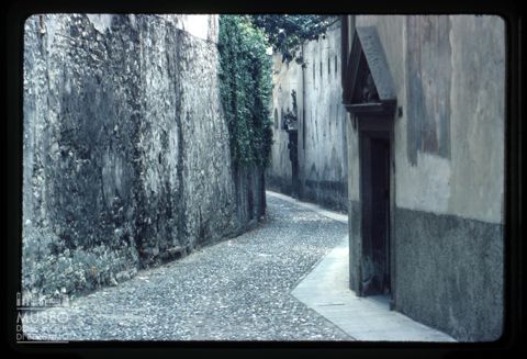 Scorcio di via Arena a Bergamo