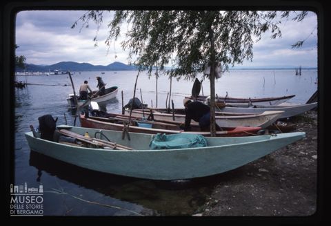 Imbarcazioni sul Lago Trasimeno a San Feliciano