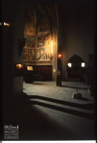 L'interno della chiesa di San Francesco a Montefalco