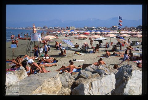 La spiaggia di Viareggio