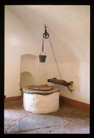 Il pozzo nelle cucine del Castello della Manta