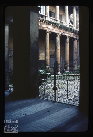 Il cortile del Palazzo Barbaran da Porto a Vicenza