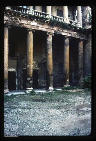 Il cortile del Palazzo Barbaran da Porto a Vicenza