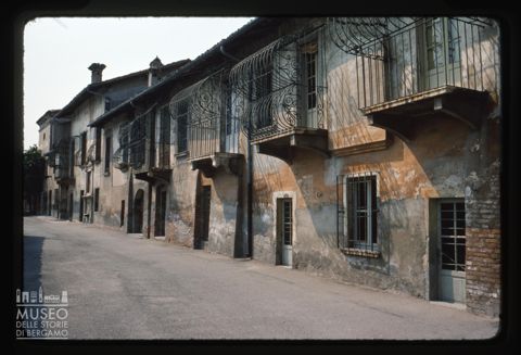 Il cortile del Collegio delle Nobili Vergini di Castiglione delle Stiviere
