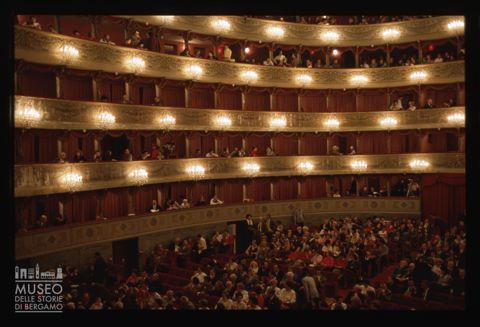 La sala del Teatro Donizetti di Bergamo