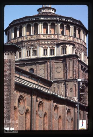 La tribuna della basilica di Santa Maria delle Grazie di Milano