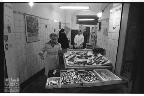 Una pescheria a Genova