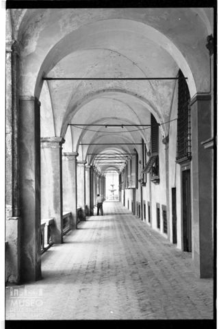 Il portico della villa del Principe, o palazzo di Andrea Doria, a Genova