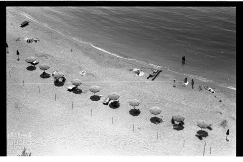 Veduta di una spiaggia di Fiascherino