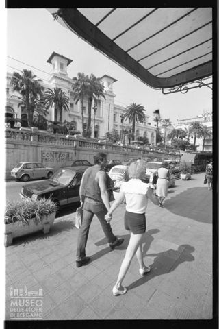 Scena di vita quotidiana a Sanremo