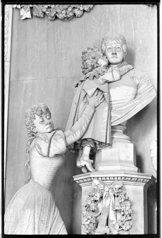 La tomba Gallino al Cimitero Monumentale di Staglieno a Genova