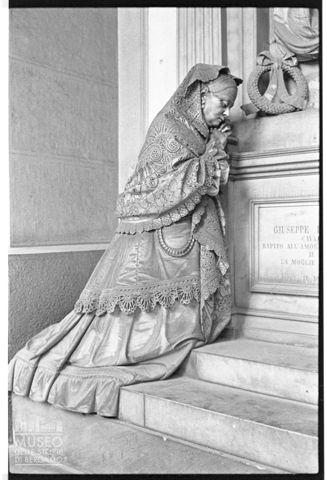 La tomba della famiglia Badaracco al Cimitero Monumentale di Staglieno a Genova