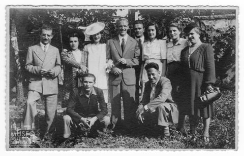 Ritratto di gruppo con Nicola Burgarella