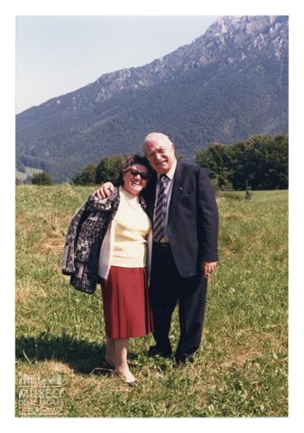 Nicola Burgarella con la moglie Maria Pesenti