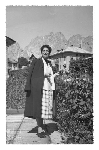 Ritratto di donna a Cortina d'Ampezzo