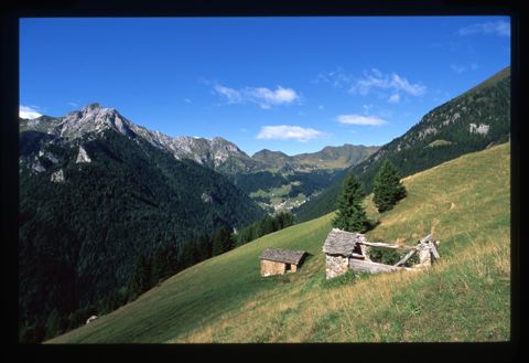 Veduta di Cambrembo da località Convento di Foppolo